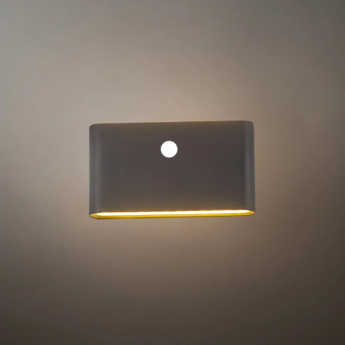 Irondale Minimalist Rectangular Outdoor Wall Lamp